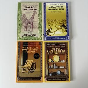 No 1 Ladies Detective Agency Lot of 4 Books 2 3 4 5 by Alexander McCall Smith PB